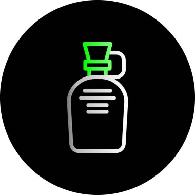  düz illüstrasyon şişe simgesi