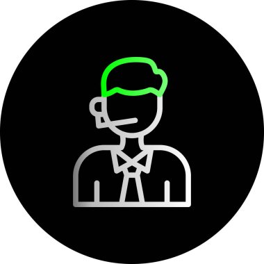 Kişisel kullanımda olan insanların vektör simgesi