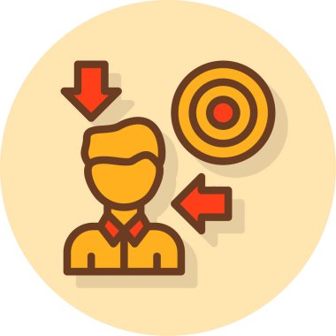 kullanıcı düz simgesi, vektör illüstrasyonu