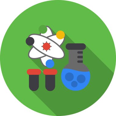  düz Bilim vektör simgesi