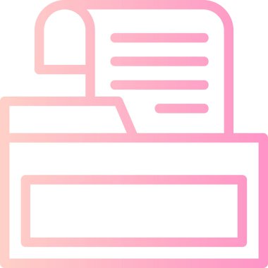 Dosya. Web simgesi basit illüstrasyon