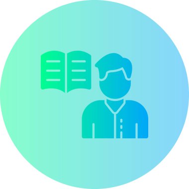 Kitap simgesinin vektör illüstrasyonu