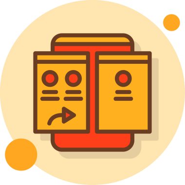 veri analiz veri simgesi doldurulmuş özet biçimi