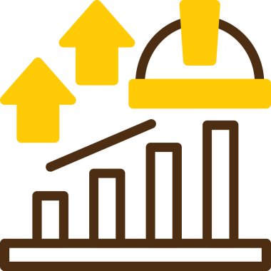 grafik büyüme grafiği simgesi