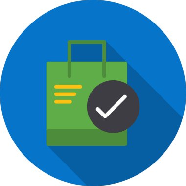 vektör simgesini kontrol et modern basit vektör illüstrasyonu