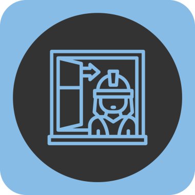 Yapı simgesi, vektör illüstrasyonu