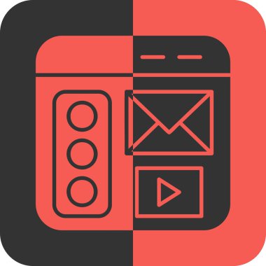 seo modern simgesinin vektör illüstrasyonu