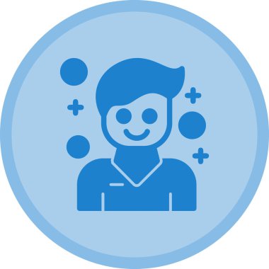 avatar. Web simgesi basit illüstrasyon