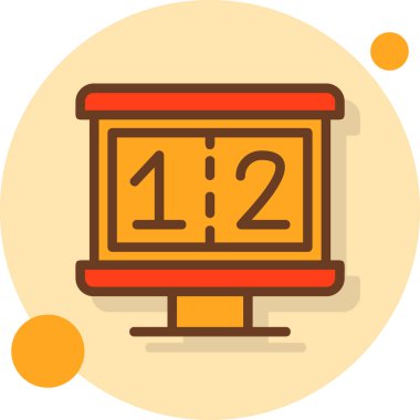 Takvim simgesi, vektör çizimi