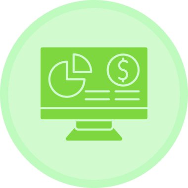 finansal rapor vektör simgesi kolayca düzenleyebilir ya da değiştirebilir