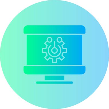 Ayarlama. Web simgesi basit illüstrasyon