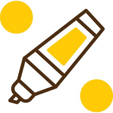 Kalem. Web simgesi vektör illüstrasyonu