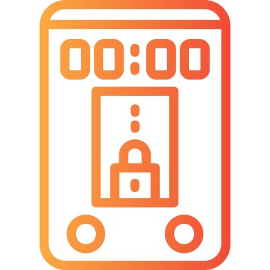 Akıllı saat. Basit resimleme