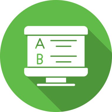 Kontrol listesi simgesi, vektör illüstrasyonu