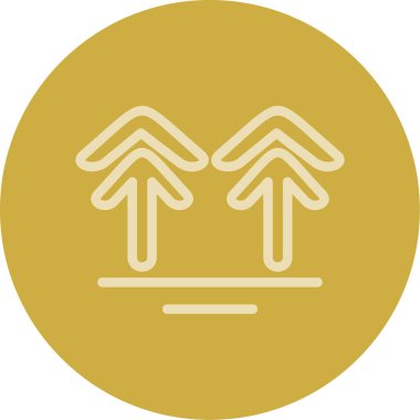 Çember biçiminde bir insan simgesinin vektör illüstrasyonu.