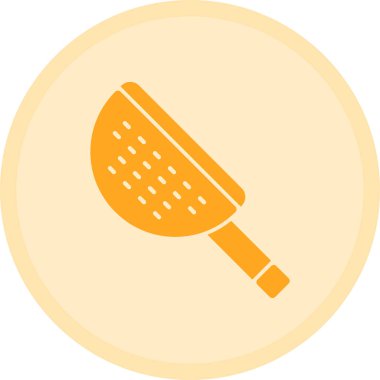 Tenis raketi. Web simgesi basit illüstrasyon