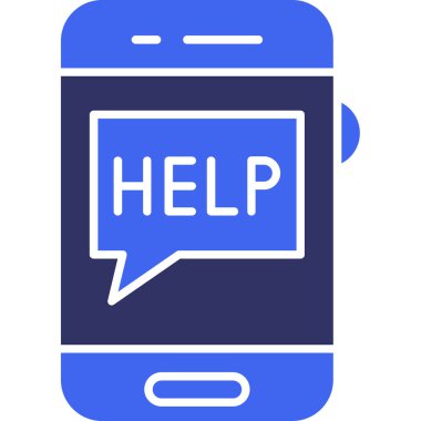 Modern vektör illüstrasyonuna yardım