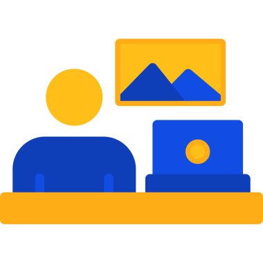 Takım çalışması için iş yönetimi düz simgeleri