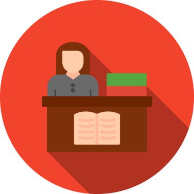 İş kadınlarının iş ve finans ikonunun vektör illüstrasyonu