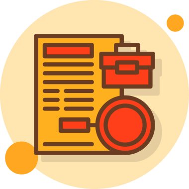 belge dosya dizin simgesi düz biçimli