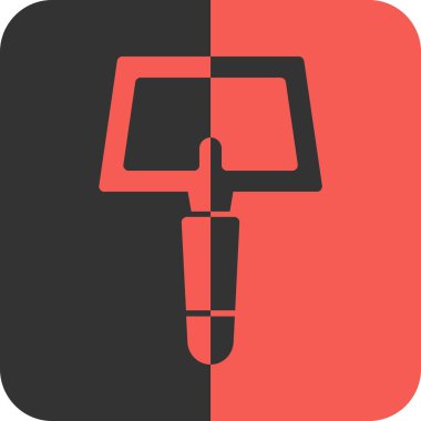 Modern b 'nin vektör illüstrasyonu eksik simgesi