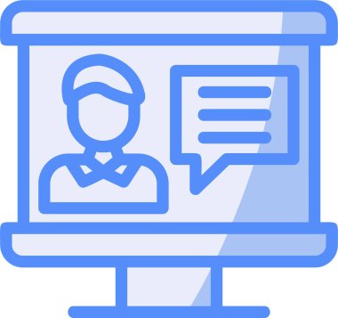 Sohbet iletişim simgesi - özet biçimi