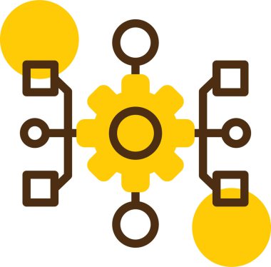 vektör ağ simgesi çizimi