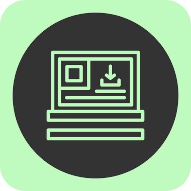 seo modern simgesinin vektör illüstrasyonu