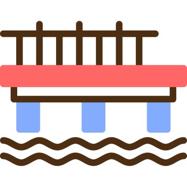 Havuz. Web simgesi basit illüstrasyon