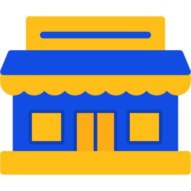 Dükkan. Basit resimleme