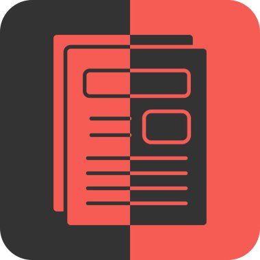 belge dosya vektör illüstrasyonu