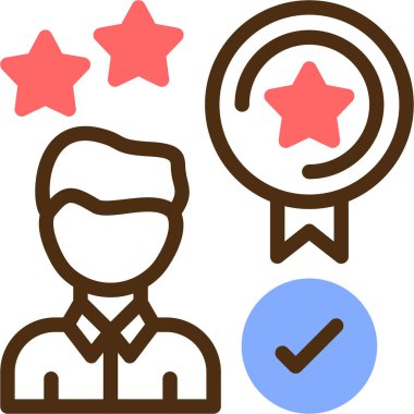 Müşteri derecelendirme geri besleme simgesi