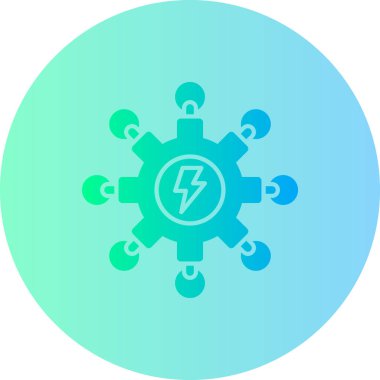 Şimşek simgesi vektör illüstrasyonu