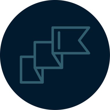 Bir simgenin vektör illüstrasyonu