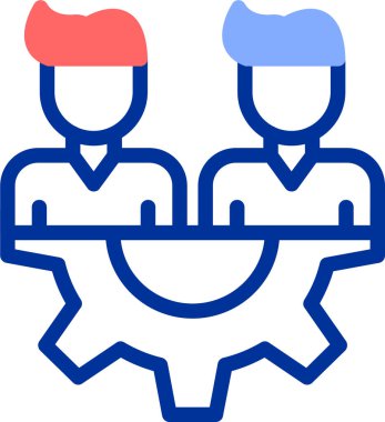 İnsan simgesinin vektör illüstrasyonu