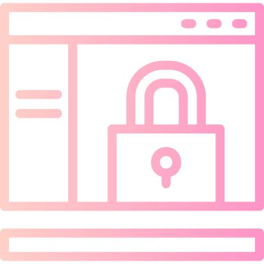 basit web simgesini kilitle