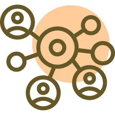 Bir ağın modern arkaplanının vektör illüstrasyonu