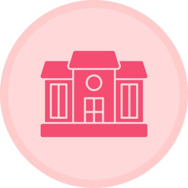 Ev simgesinin vektör illüstrasyonu