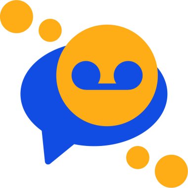 baloncuk sohbet simgesi düz biçimli