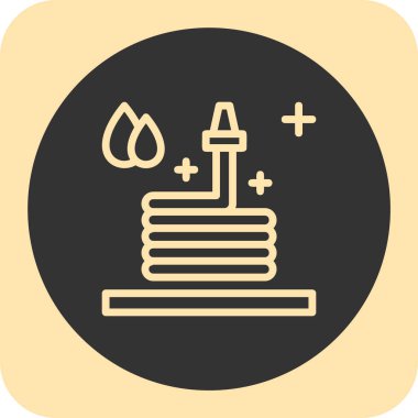 Mum simgesi vektör illüstrasyonu