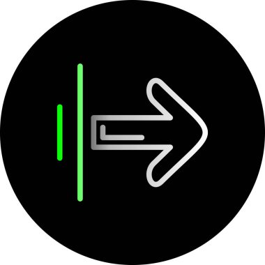 Modern bir simgenin vektör illüstrasyonu