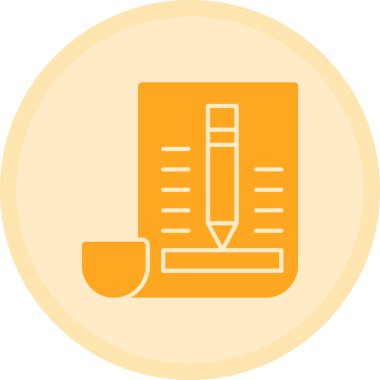 kalem simgesi vektör illüstrasyonu