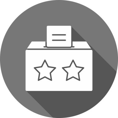 Modern b 'nin vektör çizimi yıldızın ikonundan yoksun