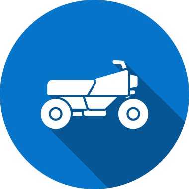 Çekici simgesi soyut arkaplanda izole edildi