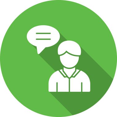 Operatör düz vektör simgesi