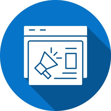 seo modern simgesinin vektör illüstrasyonu