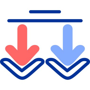 Ok. Web simgesi basit illüstrasyon