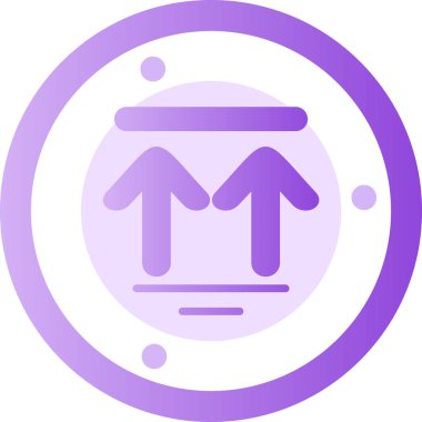 yön ikonu vektör illüstrasyonu