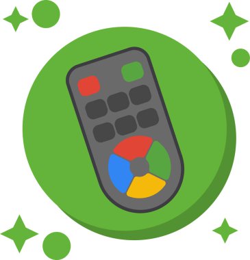 Düz biçimli uzaktan kumanda simgesi