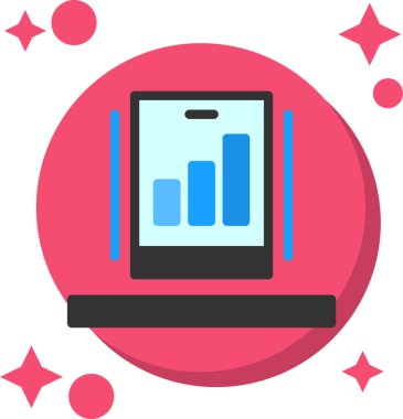 Bilgisayar. Web simgesi basit illüstrasyon